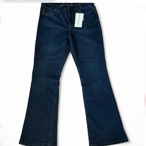 NWT Vintage America Bootcut Flare Jeans Dark Wash Size 14/32